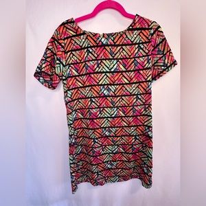 GB Gianni Bini Colorful Shift Dress- NWOT Size Small
